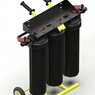 Portable washing car device cleaning car